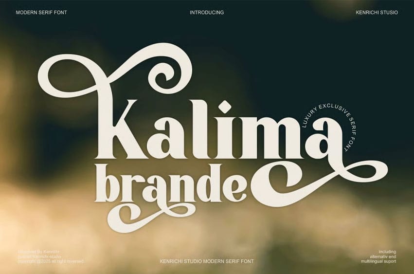 Kalima Brande Font