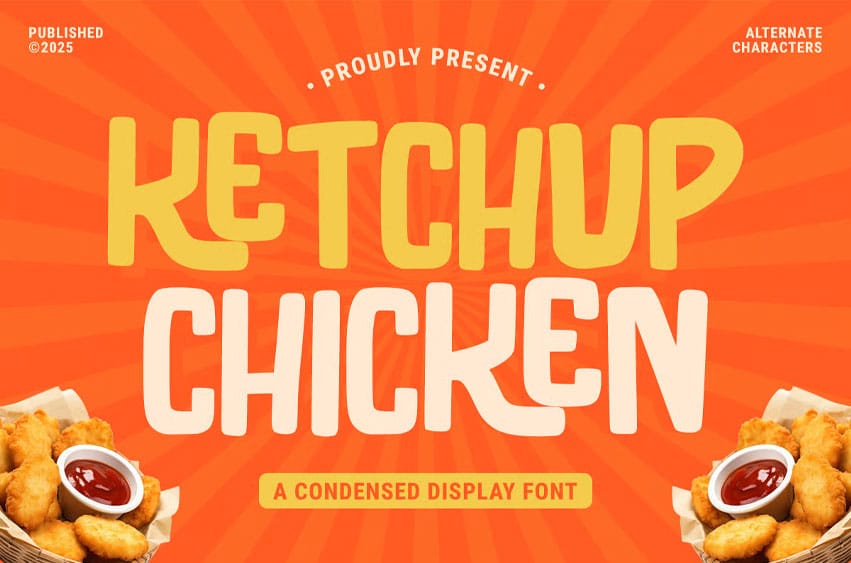 Ketchup Chicken Font