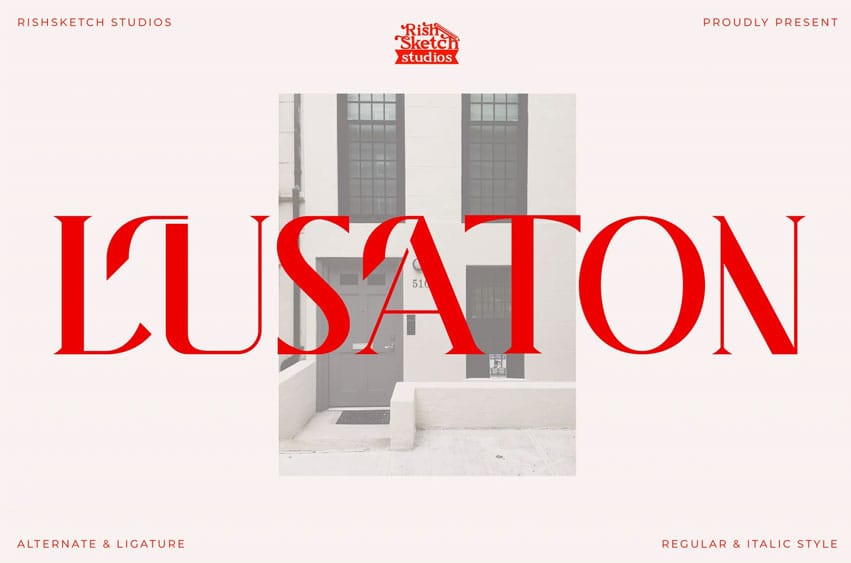 Lusaton Font