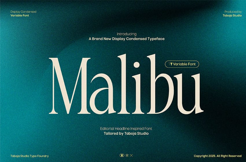 Malibu Variable Font