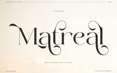 Matreal Beauty Font