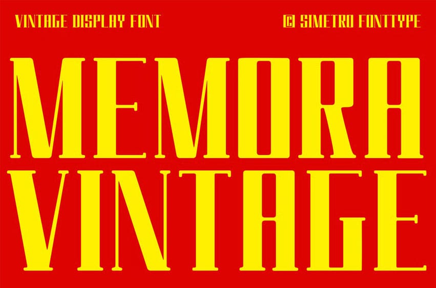 Memora Vintage Font