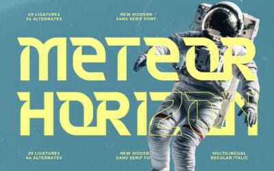 Meteor Horizon Font