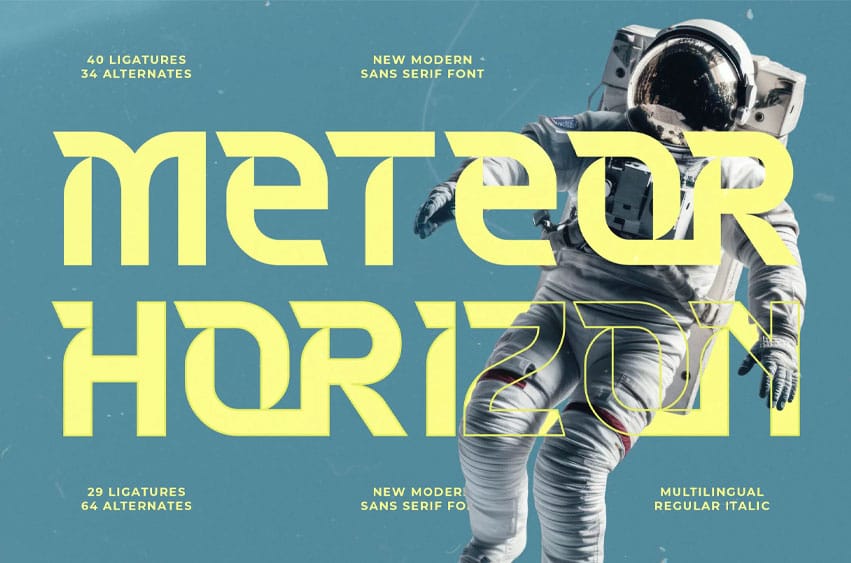 Meteor Horizon Font