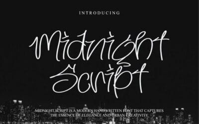 Midnight Script Font