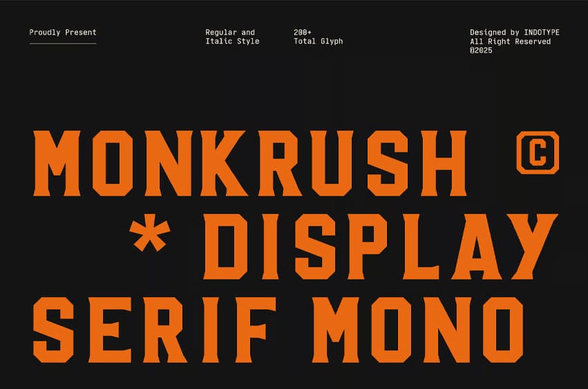 Monkrush Font