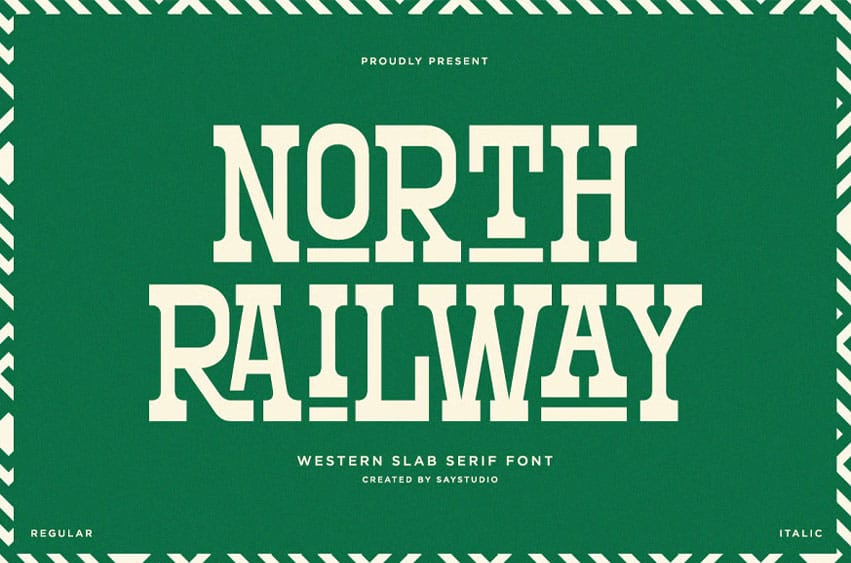 North Railway Font