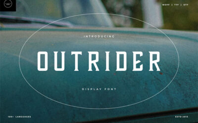 Outrider Font