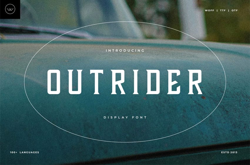 Outrider Font