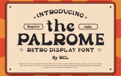 Palrome Font