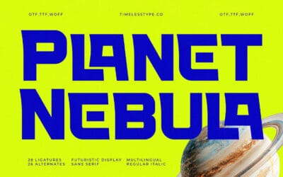 Planet Nebula Font