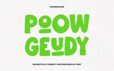 Poow Geudy Font