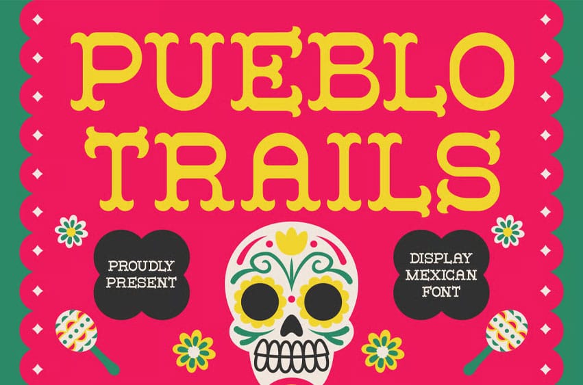 Pueblo Trails Font