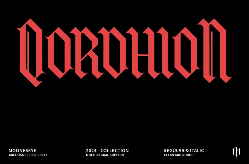 Qordhion Font