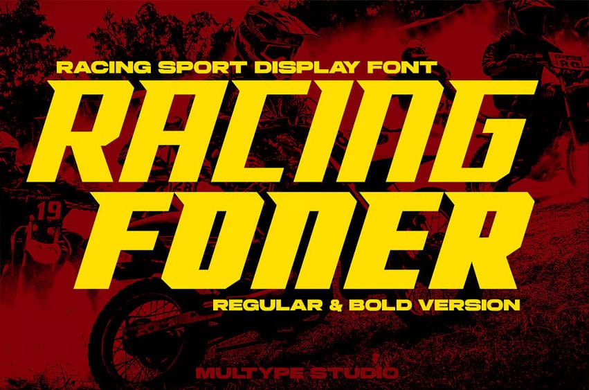 Racing Foner Font