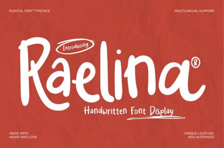 Raelina Regular Font