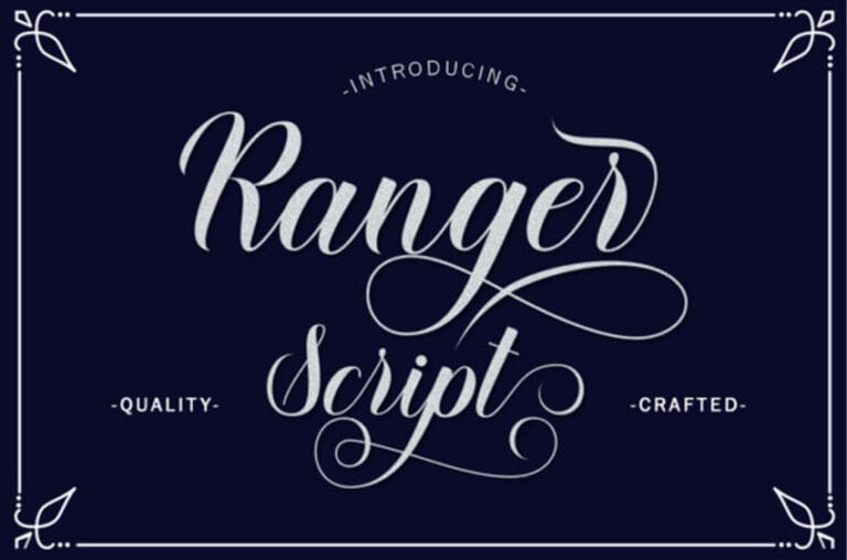 Ranger Script Font - DaFontHub