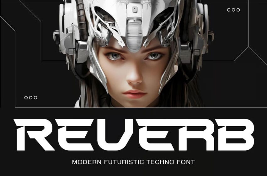 Reverb Futuristic Font