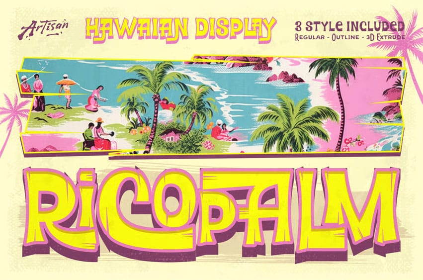 Ricopalm Font