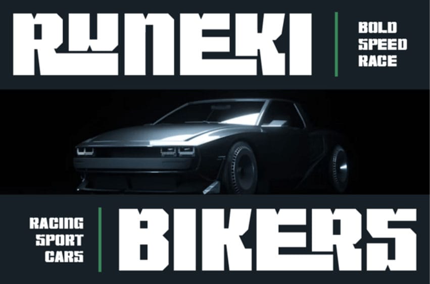 Runeki Bikers Font