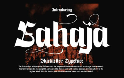 Sahaja Font