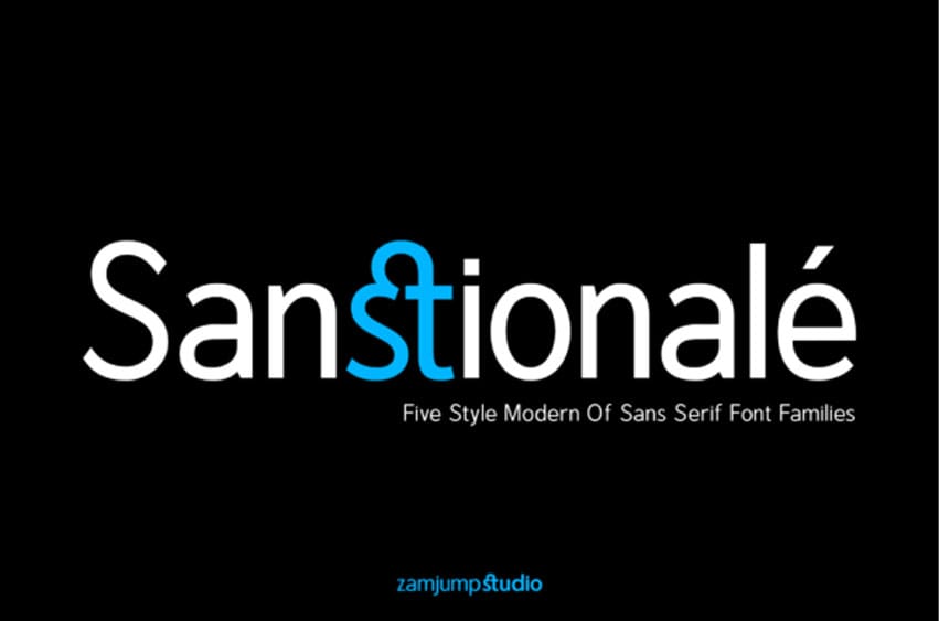 Sanstionale Font