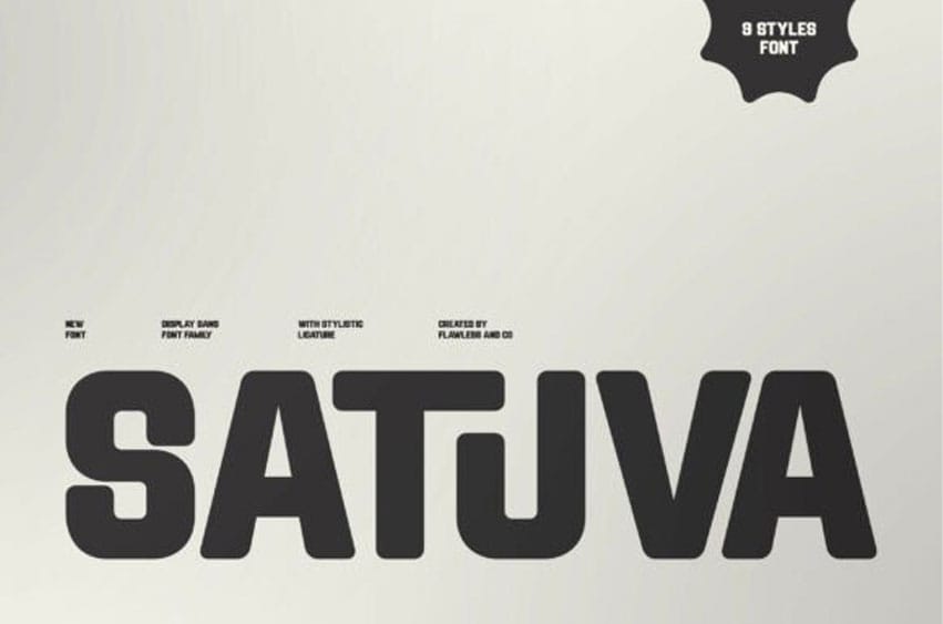 Satuva Font