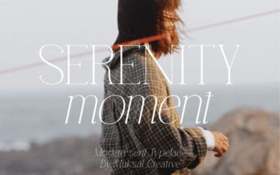 Serenity Moment Font