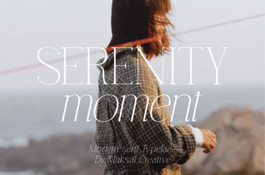 Serenity Moment Font