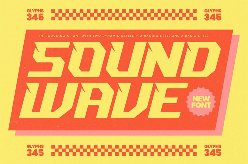 Sound Wave Font
