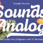 Sounds Analog Font