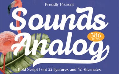 Sounds Analog Font