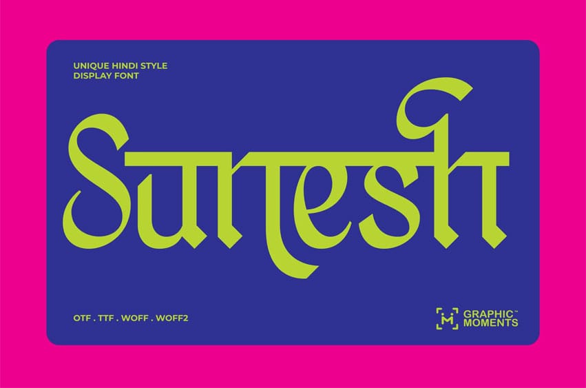 Sunesh Font