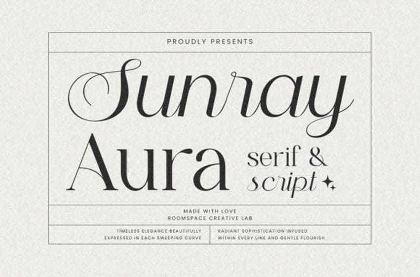 Sunray Aura Font