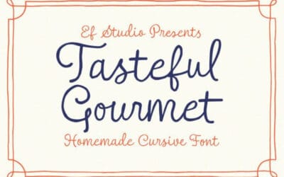Tasteful Gourmet Font