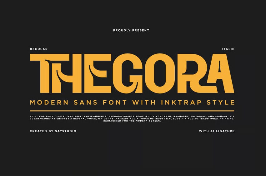 Thegora Font