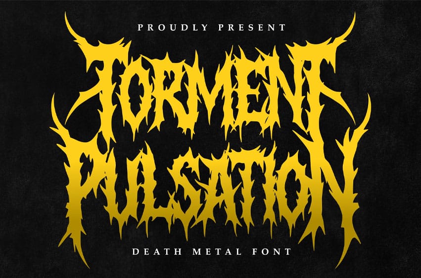 Torment Pulsation Font