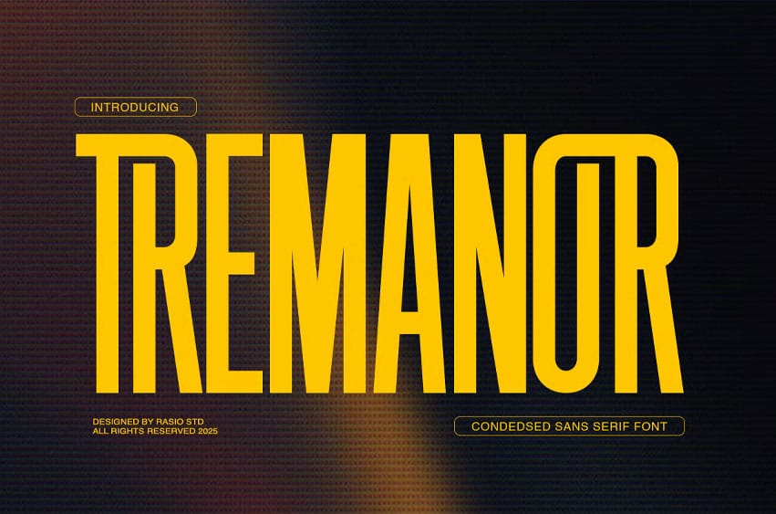 Tremanor Font