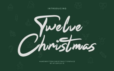 Twelve Christmas Font