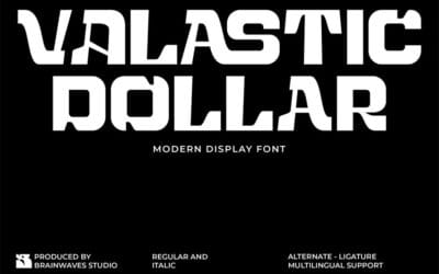 Valastic Dollar Font