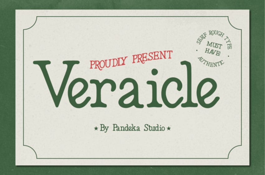 Veraicle Font