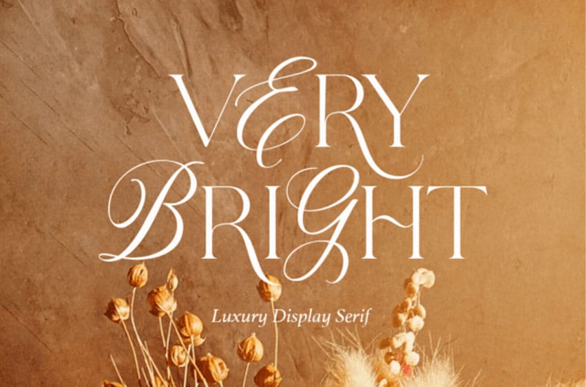 Very Bright Font