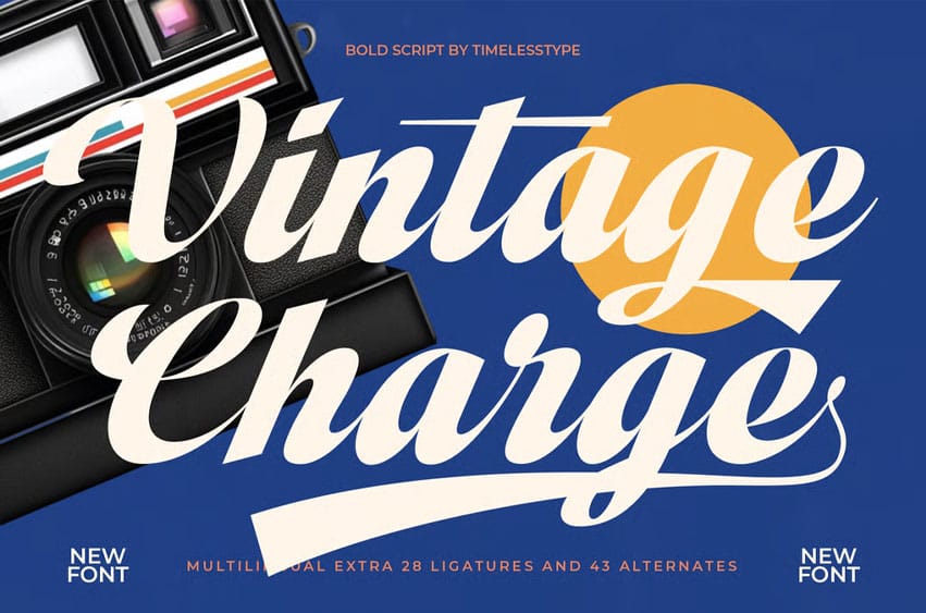 Vintage Charge Font