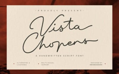 Vista Chopers Font