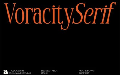 Voracity Serif Font