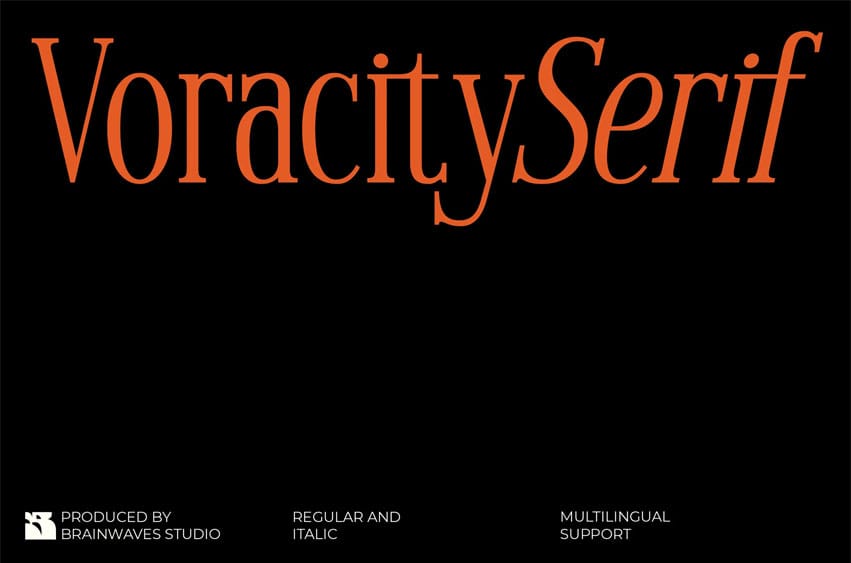 Voracity Serif Font
