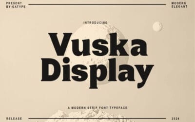 Vuska Display Font