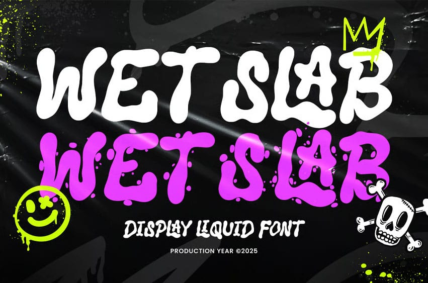 Wet Slab Font