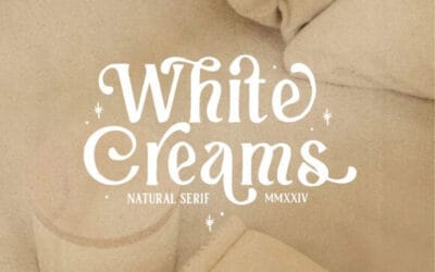 White Creams Font