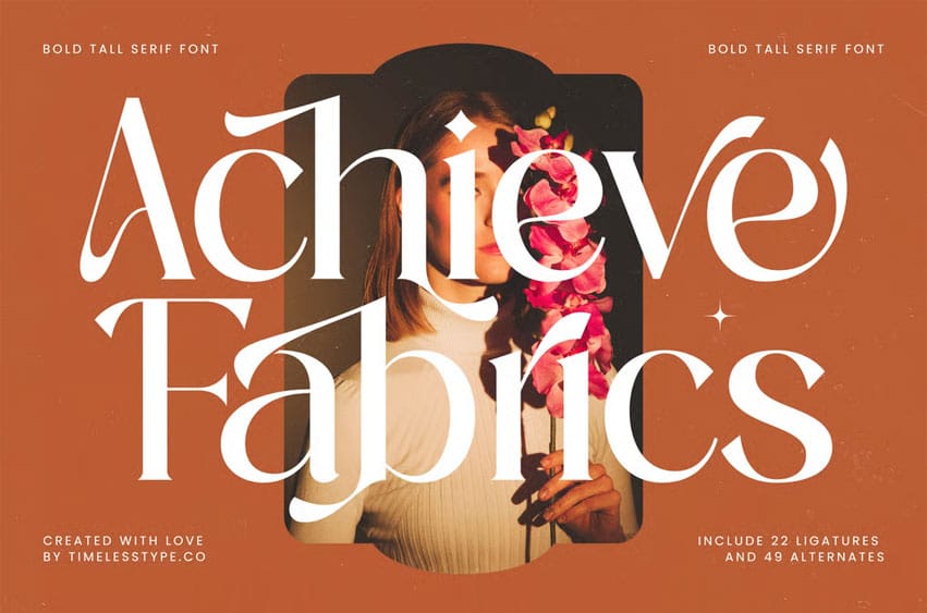Achieve Fabrics Font